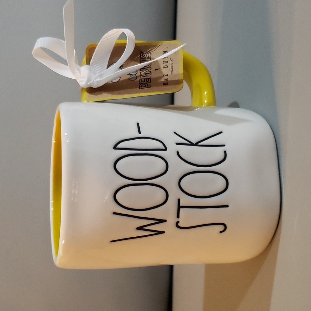 Rae Dunn Peanuts Woodstock mug NWT - Picture 2 of 6